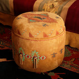 Buffalo Spirit Hassock in Butterscotch